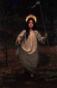 Thomas Cooper Gotch The Flag oil